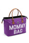 Tr Mother Care Baby Bag Mother Bag Backpack Purple - 6