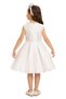 Girl's Evening Dress Collar Floral Pleated Puffy Gown and Headband Set - Birthday, Party, Wedding, Graduation (3, 4, 5, 6, 7 Years) 35425Pr - 6