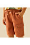 Drawstring Waist Shorts with Pockets - 4