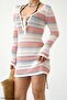 Women's Openwork Knitwear Beach Dress - 2