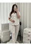 Women's Patterned Short Sleeve Report Pajama Set - 3