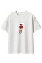 Men's Oversize T-Shirt Turkish Bear Printed White – Crew Neck, Comfortable Fit, 100% Cotton - 6