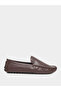 Men Faux Leather Look Square Toe Loafers