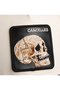 . Faux Leather Skull Trucker Cap - 7
