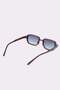Unisex Geometric Brown Frame Uv 400 Protection Sunglasses - 5