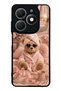 Tecno Spark 20 Pink Teddy Spa Design Glossy Phone Case
