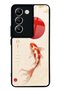 Vivo V30 Lite Minimal Koi Grace Design Glossy Phone Case