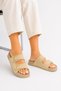 Pln 1007.Z.004 Soft Sole Beach Pool Seaside Daily Velcro Women's Slippers - 3
