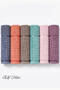 6-Piece Hand and Face Towel Set Partial Velvet Velvet Collection - 5