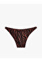 Zebra Desenli Bikini Altı - 2