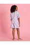 Girls Blue Printed T-Shirt And Shorts Set - 5