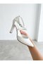 26Y17577 Front Cross-Band 9cm Heel Half Open Stiletto Shoes for Women - 7