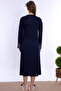 Mother's Comfort Maternity Nightgown with Breastfeeding Feature Effortt - Navy Blue - 3