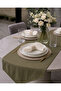 Jute Set 2, 6 Pieces. Jute Supla, 6 Pieces. Cream Napkin, 6 Pcs. Napkin Ring and Runner Cover - 3
