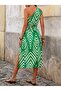 Women's One-Shoulder Side Gathered Slit Midi Single Jersey Dress - 4