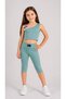 Girl's Leggings Crop Set - 2