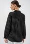 Women's Foil Patterned Shirt 1340 - A.Black - 5