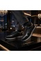 Black Suede & Floter Leather Sneaker
