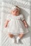 Baby Girl Mevlütlük Dress Summer Bandana Lace Newborn Hospital Release Wedding Dress Evening Dress 4014-İ - 3