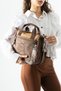 Amazing Ventis Women's Messenger Bag Retro Vegan Leather 28*28 cm Faux Leather Handbag Multi-Pocket - 5