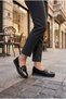 35344 Comfortable Flexible Buckle Detailed Women's Ballerinas - 2