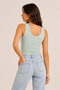 Women's Cotton & Modal V-Neck 3-Piece Camisole Undershirt - with Gathering Chest Pads - 2