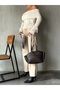 Women's Double Handle Zippered Mini Tote Bag - 7