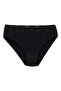 Lycra Waist Lace Women's Bikini Panties Black 6-Pack - 3