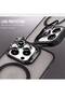 iPhone 16 Pro Max Compatible Magsafe Lens Protection Case + Phone Back Cover with Metal Stand Feature - 4