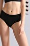 Egyptian Modal by Tencel Hera Hidden Elastic Brazilian 3-Piece Panties Black
