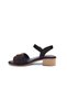 Rachel Genuine Suede Leather Low Heeled Women's Brown Suede Sandals Shoes - 3