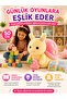 Pink Backed Plush Toy with Snail Figure, 50 cm Large Size, Soft Textured Decorative Plush - 4