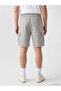 Trendlucky Men's Regular Fit Elastic Waist Cargo Shorts with Difference in Color - 4