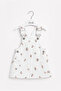 Girl's Floral Patterned Gilet Dress - 2