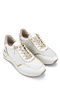 Women's Genuine Leather White Sneakers & Sports Shoes - 3