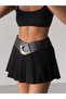 2-Piece Gold Buckle Elastic Women's Belt, Jacket Belt, Shirt Belt, Dress Belt - 4