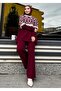 Tasseled Women's Tunic Knitted Pants Set - 3