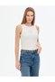 White Slim Fit Knitted Blouse 50319825-Vr013 - 3