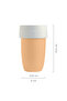 Leak-Proof Drinking Cup Leak Lock +6 Months - Dreamy Orange / Powder Grey - 3