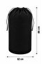 3 Pieces Black Drawstring Storage Bag Xlarge 86X62 cm - Moving Bag - Quilt Pillow Laundry Storage Bag - 3