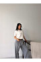Premium Viscose Crew Neck Comfortable Fit Short Sleeve Flexible Summer Knitwear Blouse - 5