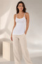Women's 95% Cotton String Strap & Flexible 4-Piece Basic Undershirt - 6