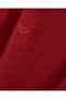 Men's Regular Cut Eagle Logo Embroidered Cotton Pique Fabric Short Sleeve Red Polo Collar T-Shirt - 5