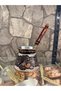 Copper Coffee Pot 5-Cup Coffee Pot Hand Embroidered Family Size Coffee Coffee Pot Turkish Coffee Coffee Pot Stylish Design - 5