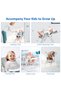 Baby High Chair, Adjustable Chair for Babies and Toddlers, Adjustable Reclining Highchair with Removable Tray, Foldable Rolling High Chair Easy to Clean Compact, for Baby Girl Boy - 7