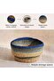 Cornelia Sea Grass Basket 21x21x13.5cm - Blue - 4