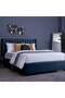 VENUS HEADBOARD CHANEL NAVY BLUE L-150 : H-125 CM - 6