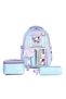 Set of 3 Children's Primary School Bags with Pen Holder and Lunch Bag Backpack Rlx-1950 - 2