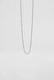 Unisex Thin Ball Chain Steel Chain Necklace Silver