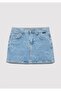 Girl's Layna Lt Heart Denim Skirt - 3